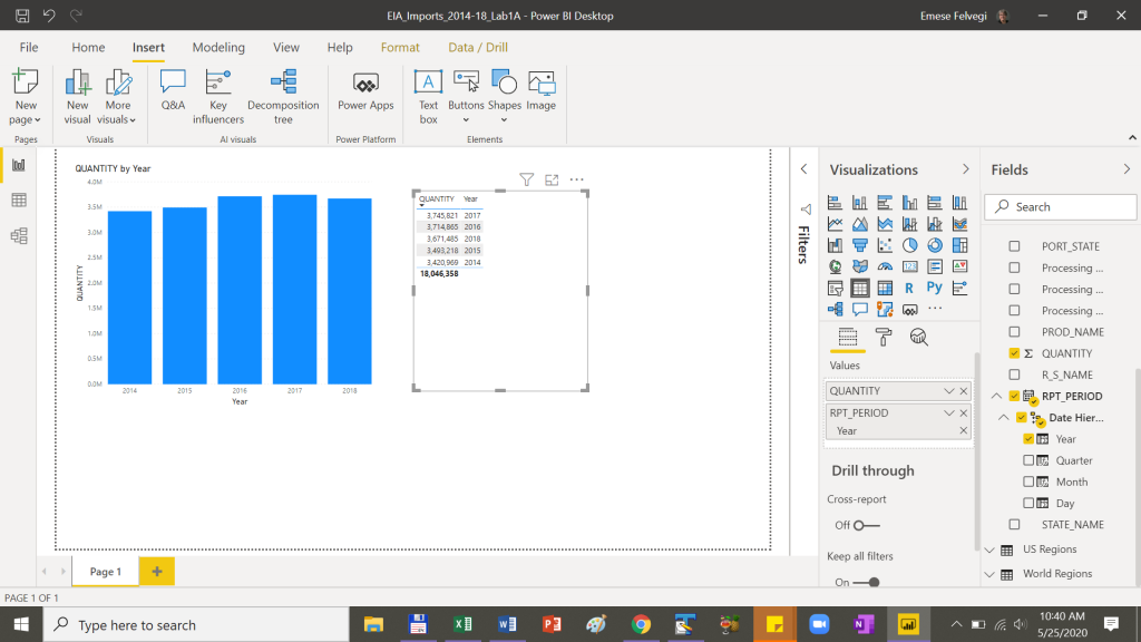 Lab 2: Using The Selection, Visualization, And Field Panes – Data ...