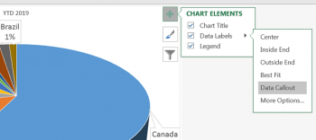 how to make a pie chart in excel with non adjacent ranges
