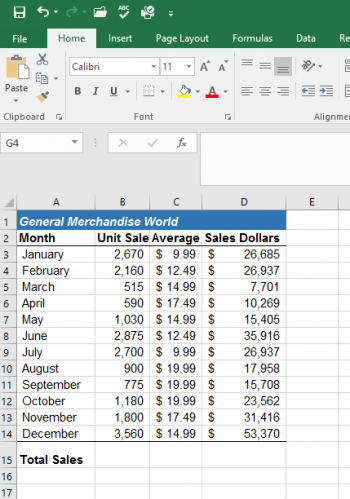 1.3 Formatting and Data Analysis – Excel For Decision Making