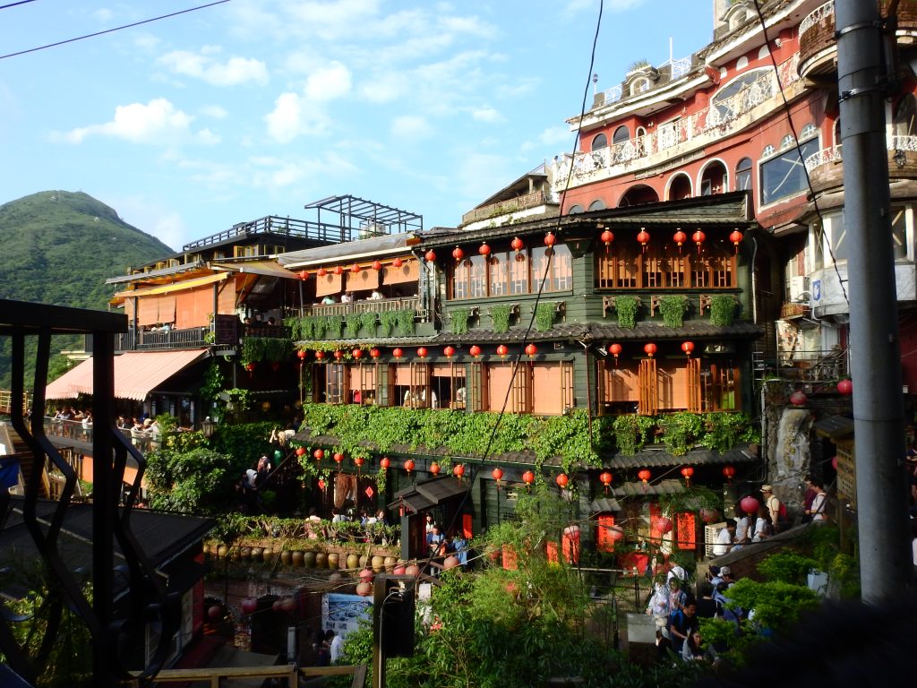 Image showing A-Mei Tea House from the side