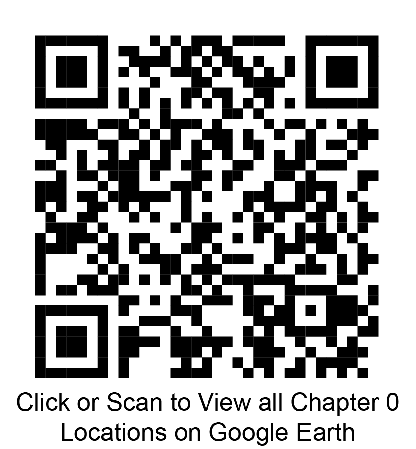 Click or scan to view all chapter 0 locations on Google Earth